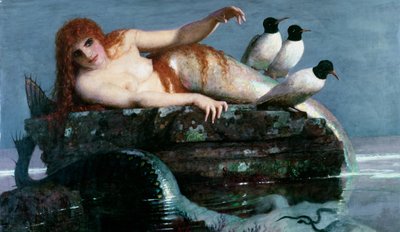 穏やかな海、1886-87 作： Arnold Böcklin